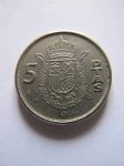 Монета Испания 5 песет 1989 km#823
