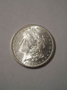 США  1 доллар 1881s Морган Серебро