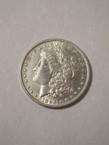 США  1 доллар 1896 Морган Серебро