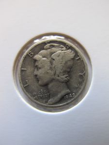 США 10 центов 1942 D