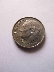 США 10 центов 2001 P