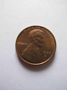США 1 цент 1977 D