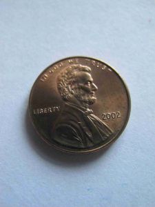 США 1 цент 2002