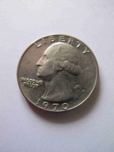 США 25 центов 1970 D