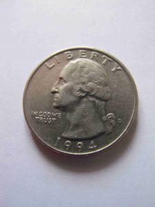 США 25 центов 1994 D