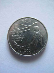 США 25 центов 2002 D OHIO