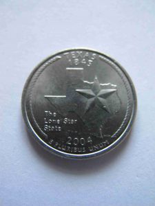 США 25 центов 2004 P Техас