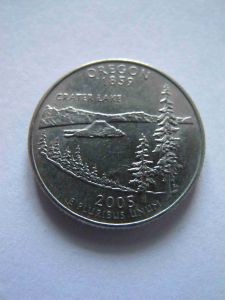 США 25 центов 2005 P Орегон