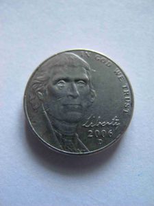 США 5 центов 2006 D