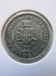 Монета Сан-Томе и Принсипи 5 эскудо 1951 серебро