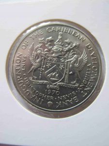 Сент-Китс и Невис 4 доллара 1970 ФАО