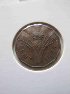 Свазиленд 1 цент 1974