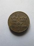 Монета Швеция 1 эре 1938