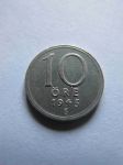 Монета Швеция 10 эре 1945 серебро