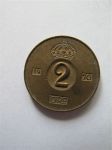 Монета Швеция 2 эре 1970