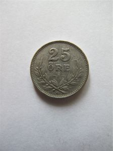 Швеция 25 эре 1936 Серебро