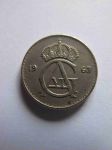 Монета Швеция 25 эре 1963
