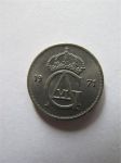 Монета Швеция 25 эре 1971