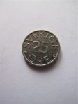 Монета Швеция 25 эре 1981