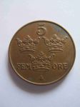 Монета Швеция 5 эре 1950