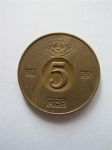 Монета Швеция 5 эре 1953