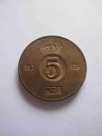 Монета Швеция 5 эре 1966