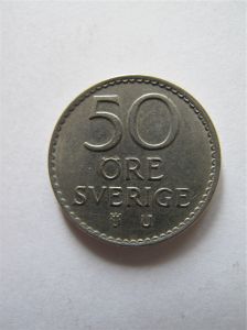 Швеция 50 эре 1972
