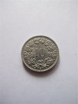 Монета Швейцария 10 раппенов 1954