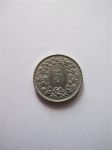 Монета Швейцария 5 раппенов 1962