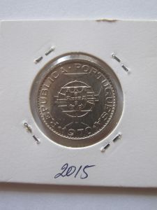 Монета Португальский Тимор 5 эскудо 1970