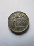 Монета Тринидад и Тобаго 10 центов 1980