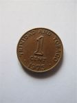 Монета Тринидад и Тобаго 1 цент 1973