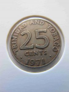Тринидад и Тобаго 25 центов 1971