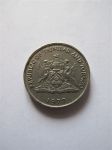 Монета Тринидад и Тобаго 25 центов 1977