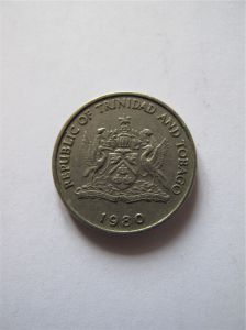 Тринидад и Тобаго 25 центов 1980