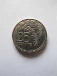 Монета Тринидад и Тобаго 25 центов 1993