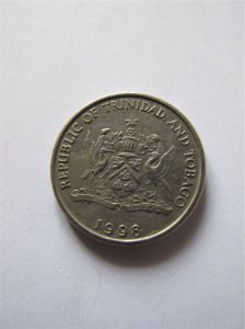 Тринидад и Тобаго 25 центов 1998