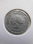 Монета Тунис 1 миллим 1960