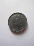 Монета Турция 25 куруш 1962