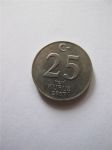 Монета Турция 25 куруш 2007