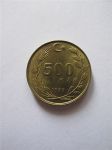 Монета Турция 500 лир 1989