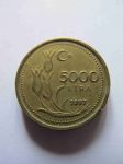 Монета Турция 5 000 лир 1997