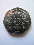 Монета Уганда 10 шиллингов 1987