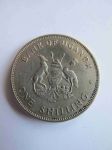 Монета Уганда 1 шиллинг 1966