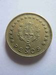 Монета Уругвай 5 песо 1965