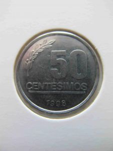 Уругвай 50 сентимо 1998