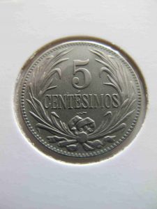 Уругвай 5 сентимо 1924