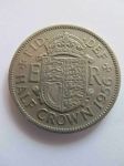 Монета Великобритания 1/2 кроны 1956