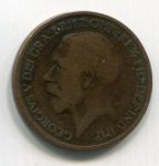 Монета Великобритания 1/2 пенни 1912