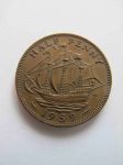 Монета Великобритания 1/2 пенни 1959